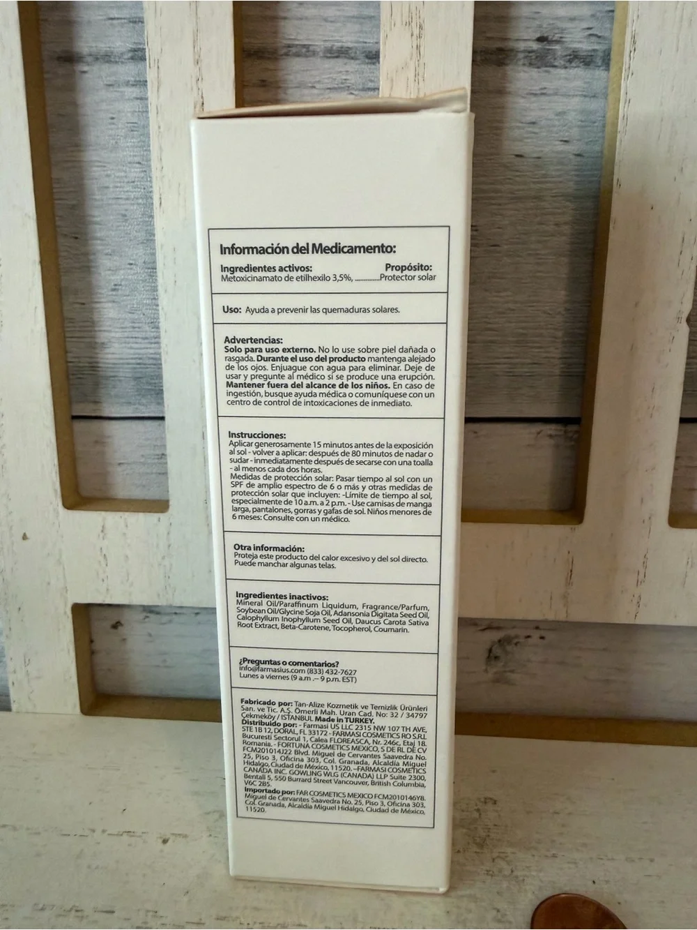 Farmasi Dr C Tuna Bronzing Sun Oil 6 SPF Spray 115 ml/ 3.9oz New In Box